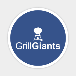 Grill Giants Plain Small Front Print No:2 Magnet